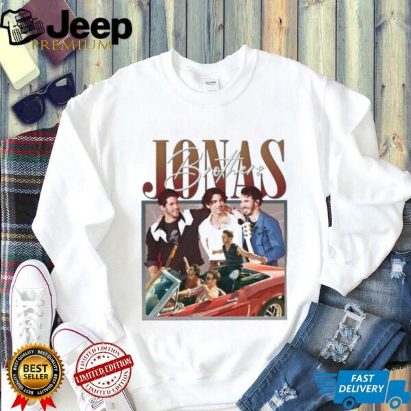 Jonas Brothers retro car band reunion shirt