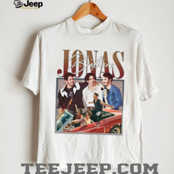Jonas Brothers retro car band reunion shirt