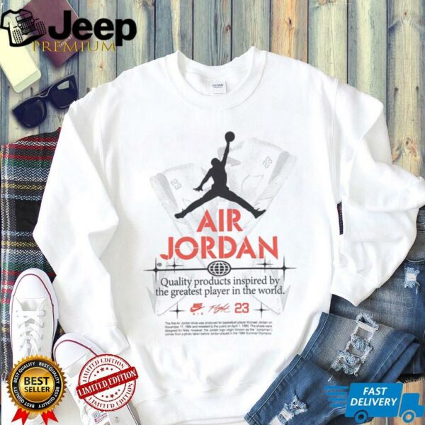 Jordan Kids’ AJ5 Fire Red Tour Shirt