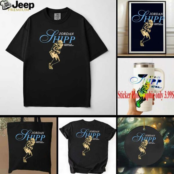 Jordan Shipp North Carolina Tar Heels Legacy cartoon shirt