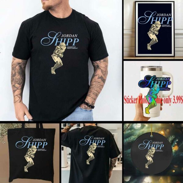 Jordan Shipp University of North Carolina player graphic shirt