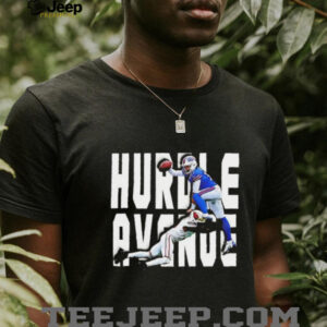 Josh Allen hurdle avenue Buffalo Bills shirt