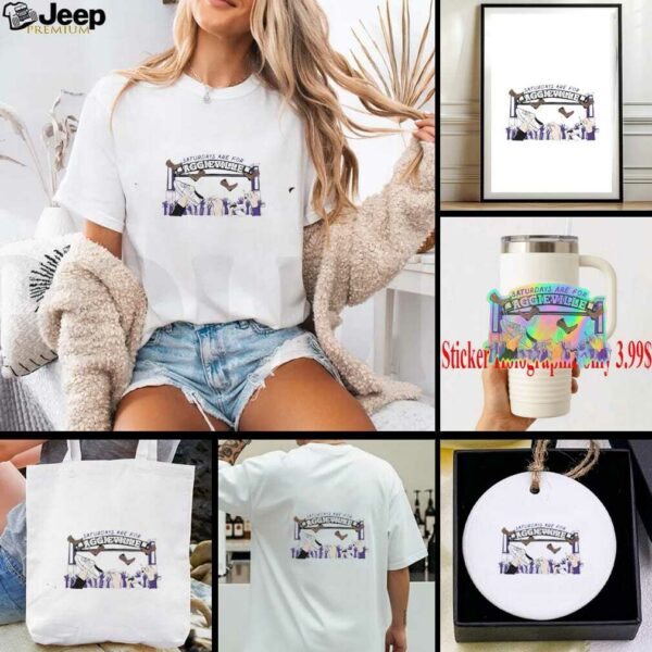 Kansas State Wildcats Saturdays are for aggieville shirt