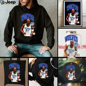 Kevin Garnett hardwood classics Minnesota Timberwolves shirt