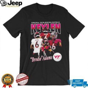 Keylen Adams Brodie Virginia Tech Hokies Football Vintage shirt