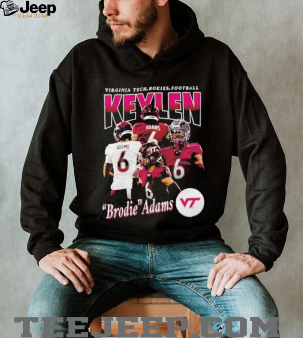 Keylen Adams Brodie Virginia Tech Hokies Football Vintage shirt