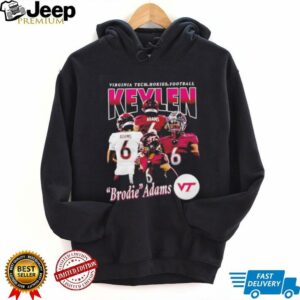 Keylen Adams Brodie Virginia Tech Hokies Football Vintage shirt