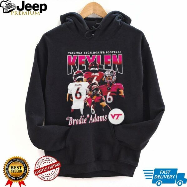 Keylen Adams Brodie Virginia Tech Hokies Football Vintage shirt