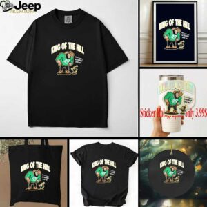King of the Hill San Francisco 49ers NFL high on a mountain but always lookin up shirt