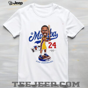 Kobe Bryant Mamba baseball cartoon shirt