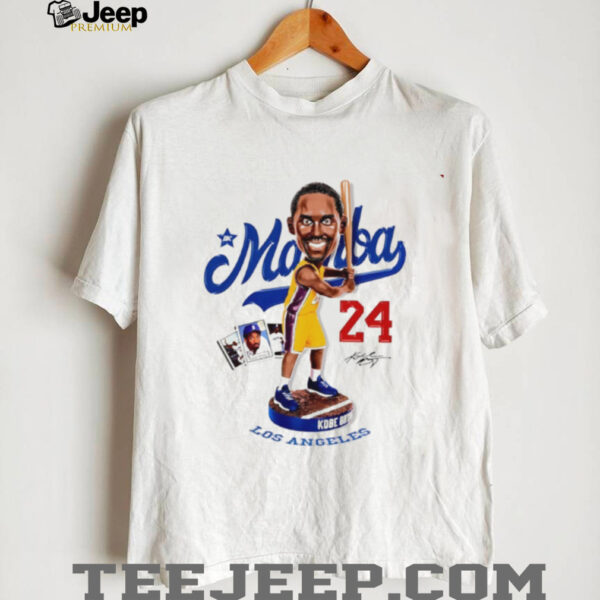 Kobe Bryant Mamba baseball cartoon shirt