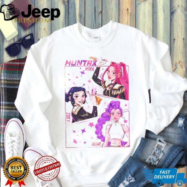 Kpop Demon Hunters Huntrix Girl Kpop idol group Mira, Rumi, Joey Shirt