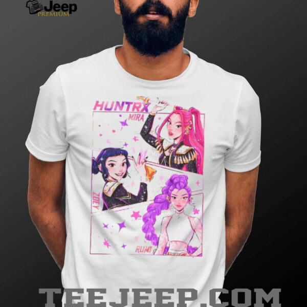 Kpop Demon Hunters Huntrix Girl Kpop idol group Mira, Rumi, Joey Shirt