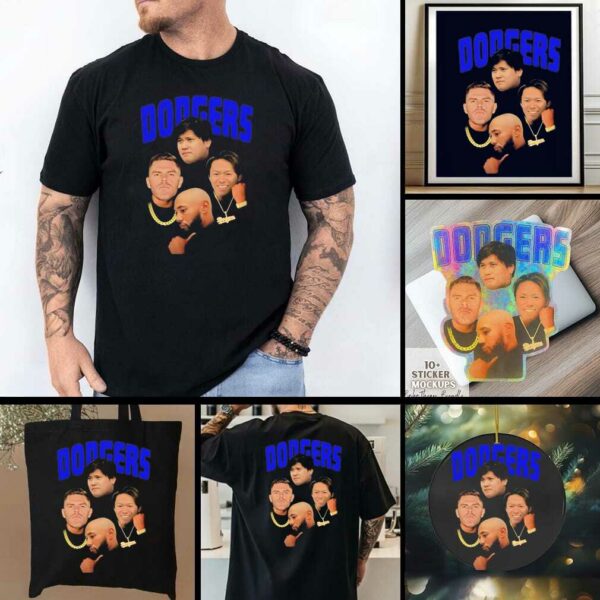 LA Dodgers thug life Yoshi Shohei Freddie Mookie shirt
