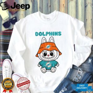 Labubu Miami Dolphins T Shirt