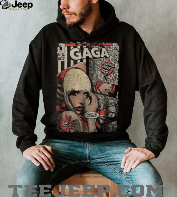 Lady Gaga Singer Washed Concert tour 2025 shirt
