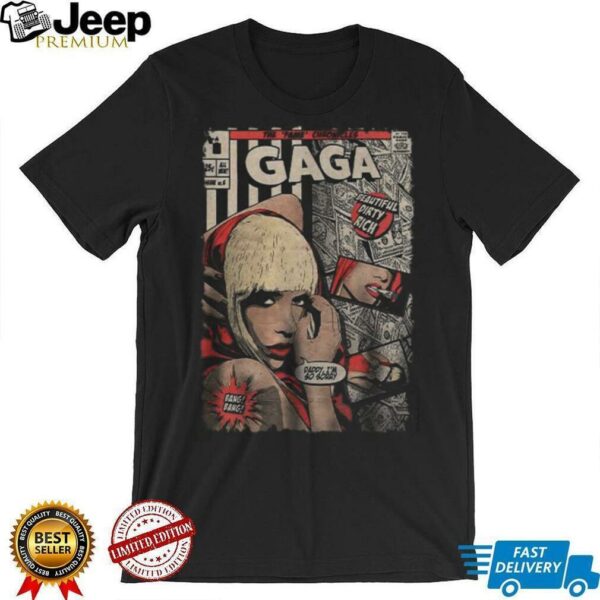 Lady Gaga Singer Washed Concert tour 2025 shirt
