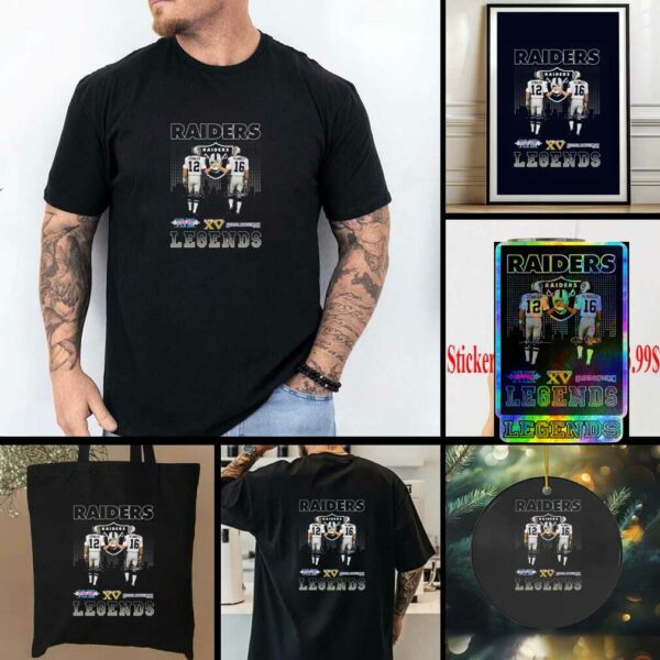 Las Vegas Raiders Ken Stabler And Jim Plunkett Super Bowl XI Legends shirt