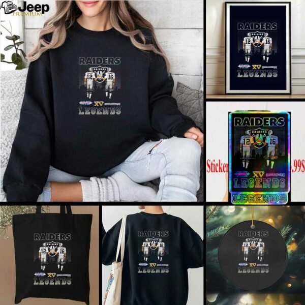 Las Vegas Raiders Ken Stabler And Jim Plunkett Super Bowl XI Legends shirt