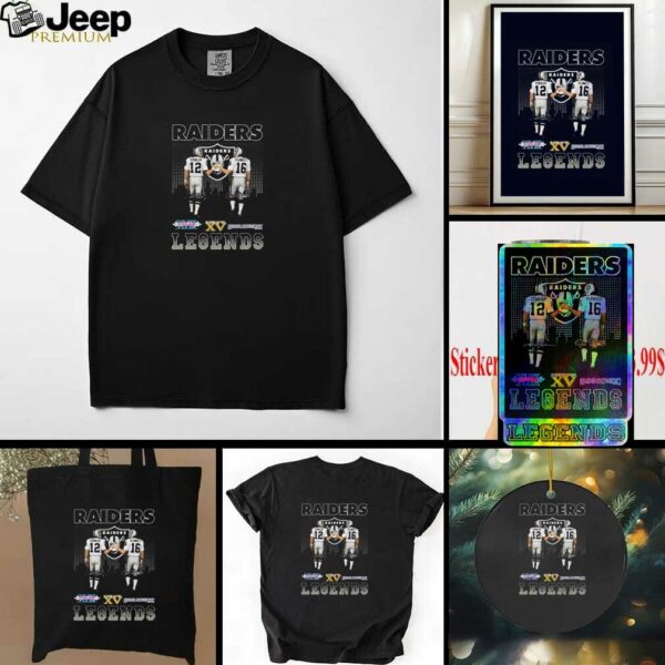 Las Vegas Raiders Ken Stabler And Jim Plunkett Super Bowl XI Legends shirt