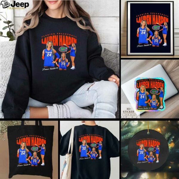 Lauren Harden Florida Gators Volleyball player graphic shirt