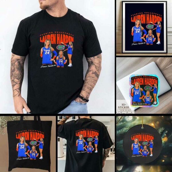 Lauren Harden Florida Gators Volleyball player graphic shirt