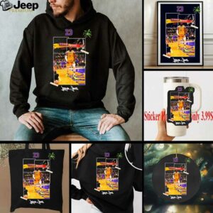 LeBron Los Angeles Lakers basketball Artwork shirt