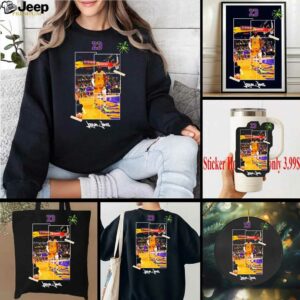 LeBron Los Angeles Lakers basketball Artwork shirt