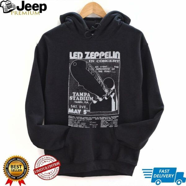 Led Zeppelin Tampa Stadium Concert T Shirt