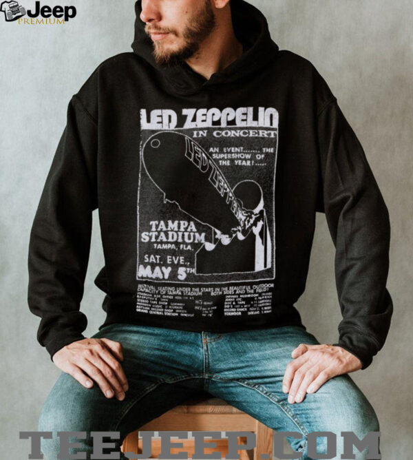 Led Zeppelin Tampa Stadium Concert T Shirt