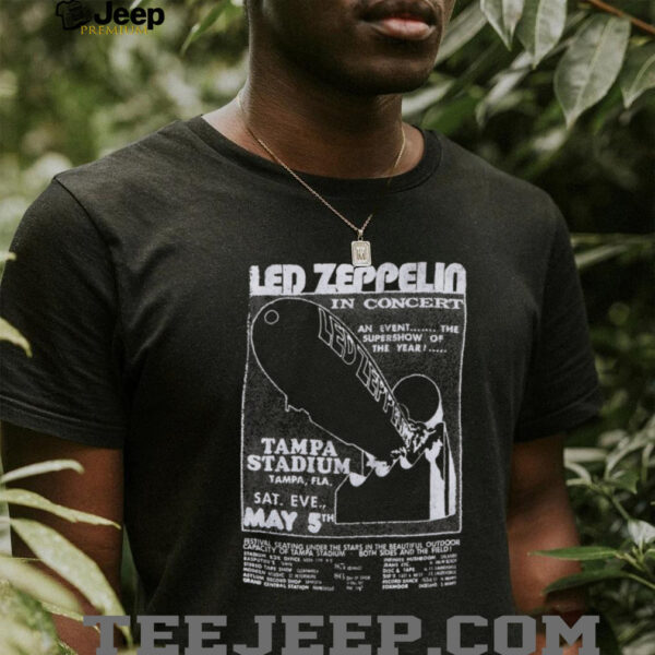 Led Zeppelin Tampa Stadium Concert T Shirt