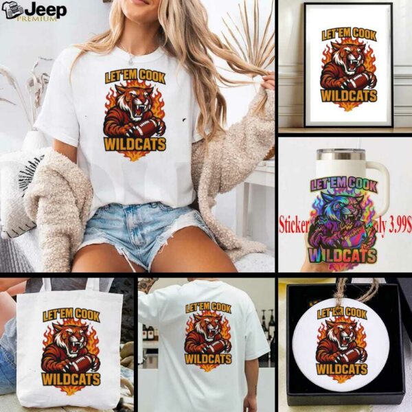 Let ‘Em Cook Wildcats Football mascot shirt