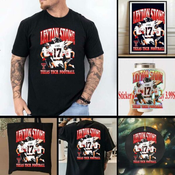 Leyton Stone 90s graphic Texas Tech football shirt
