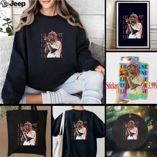 Lil Wayne Text North America Tour 2025 T Shirt