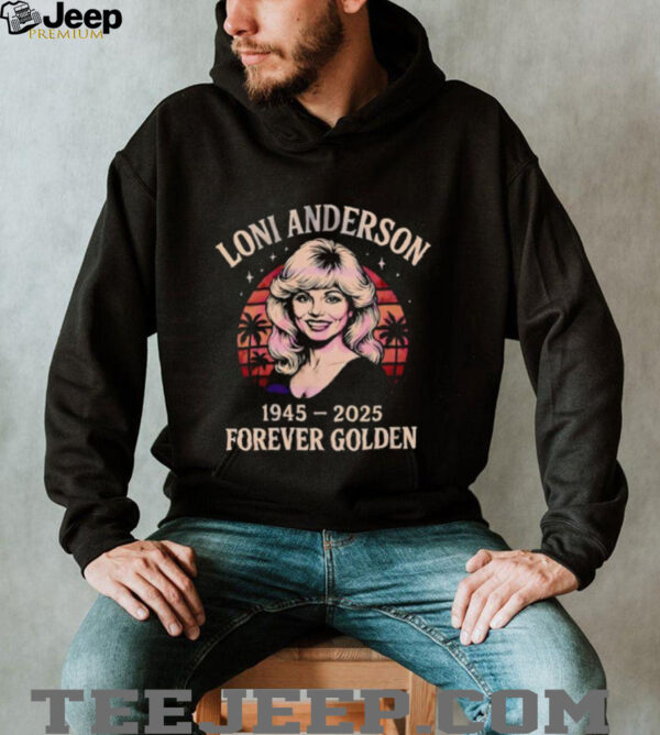 Loni Anderson Forever Golden Sunset Vintage Shirt