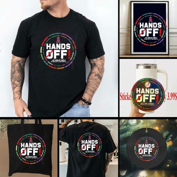 Los Angeles Angels Logo Hands Off Seattle Mariners Stand With The People Shirt
