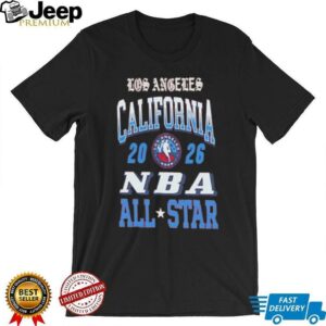 Los Angeles California 2026 NBA All Star Logo Graphic shirt