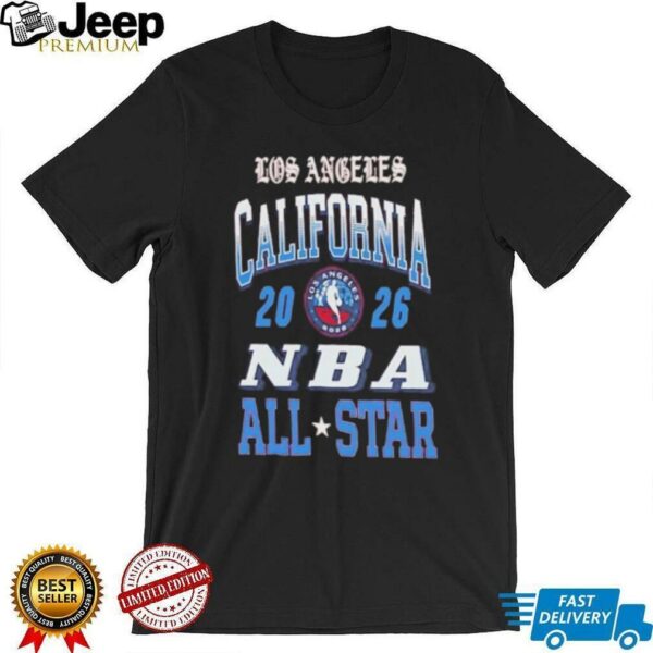 Los Angeles California 2026 NBA All Star Logo Graphic shirt