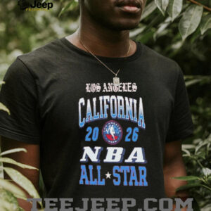 Los Angeles California 2026 NBA All Star Logo Graphic shirt