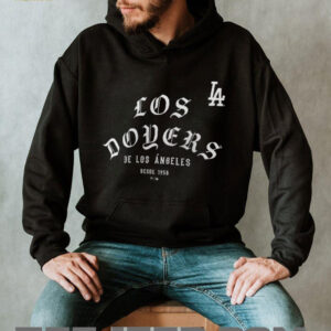 Los Angeles Dodgers Black City of Angels 1958 T Shirt