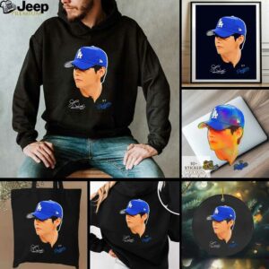 Los Angeles Dodgers V BTS signature big head shirt