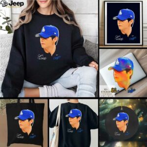 Los Angeles Dodgers V BTS signature big head shirt