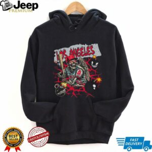 Los Angeles skeleton T shirt