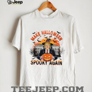Make Halloween Spooky Again Funny Trump Halloween T shirt