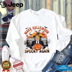 Make Halloween Spooky Again Funny Trump Halloween T shirt