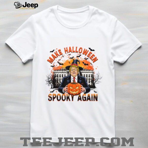 Make Halloween Spooky Again Funny Trump Halloween T shirt