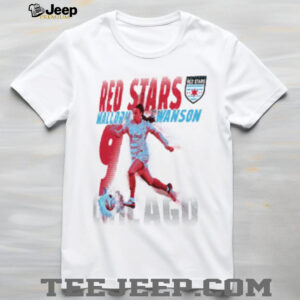 Mallory Swanson 9 Chicago Red Stars Player T Shirt