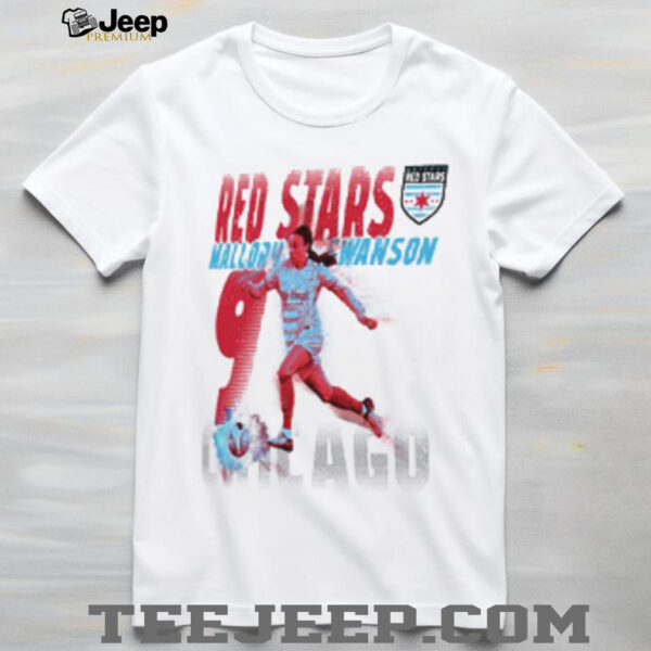 Mallory Swanson 9 Chicago Red Stars Player T Shirt