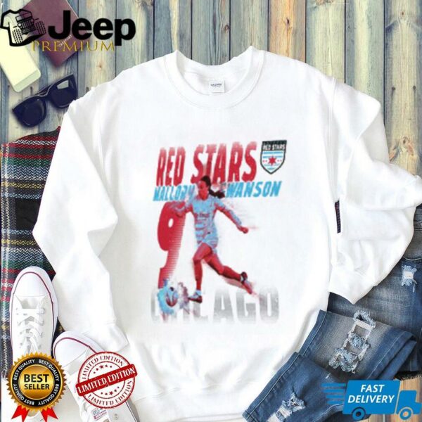 Mallory Swanson 9 Chicago Red Stars Player T Shirt