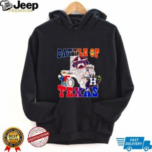 Map Houston Astros Vs Texas Rangers Battle Of Texas Shirt